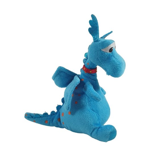 Disney Ty Beanie Baby Doc McStuffins Blue Stuffy Dragon Plush Toy Mini - Picture 5 of 8